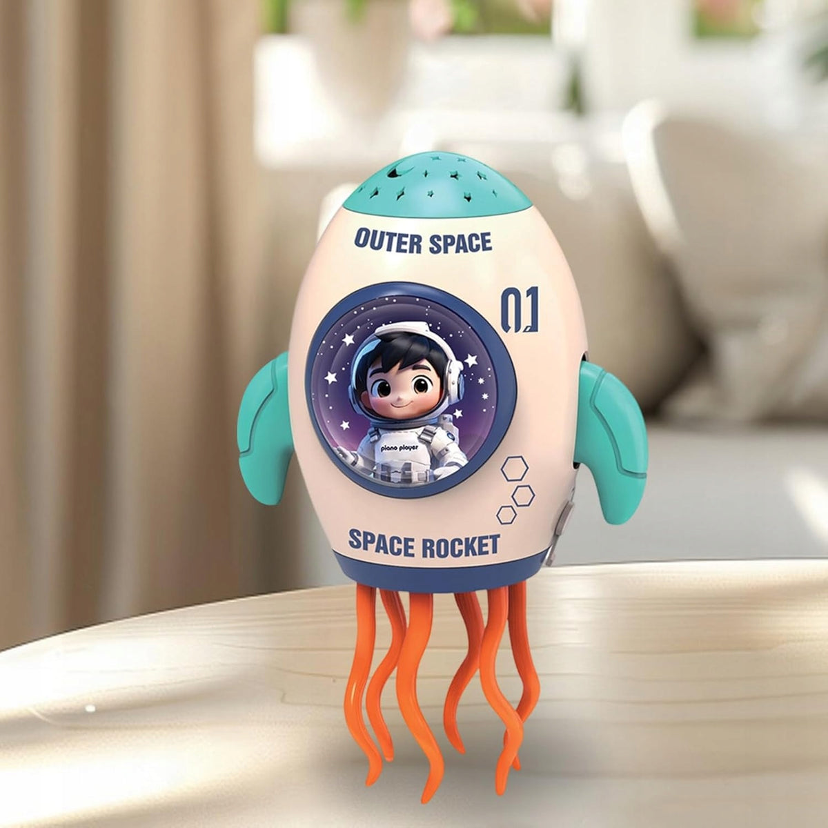 Interactive Space Rocket for Children – Light, Sound, Movement Manufacturer code Rakieta interaktywna