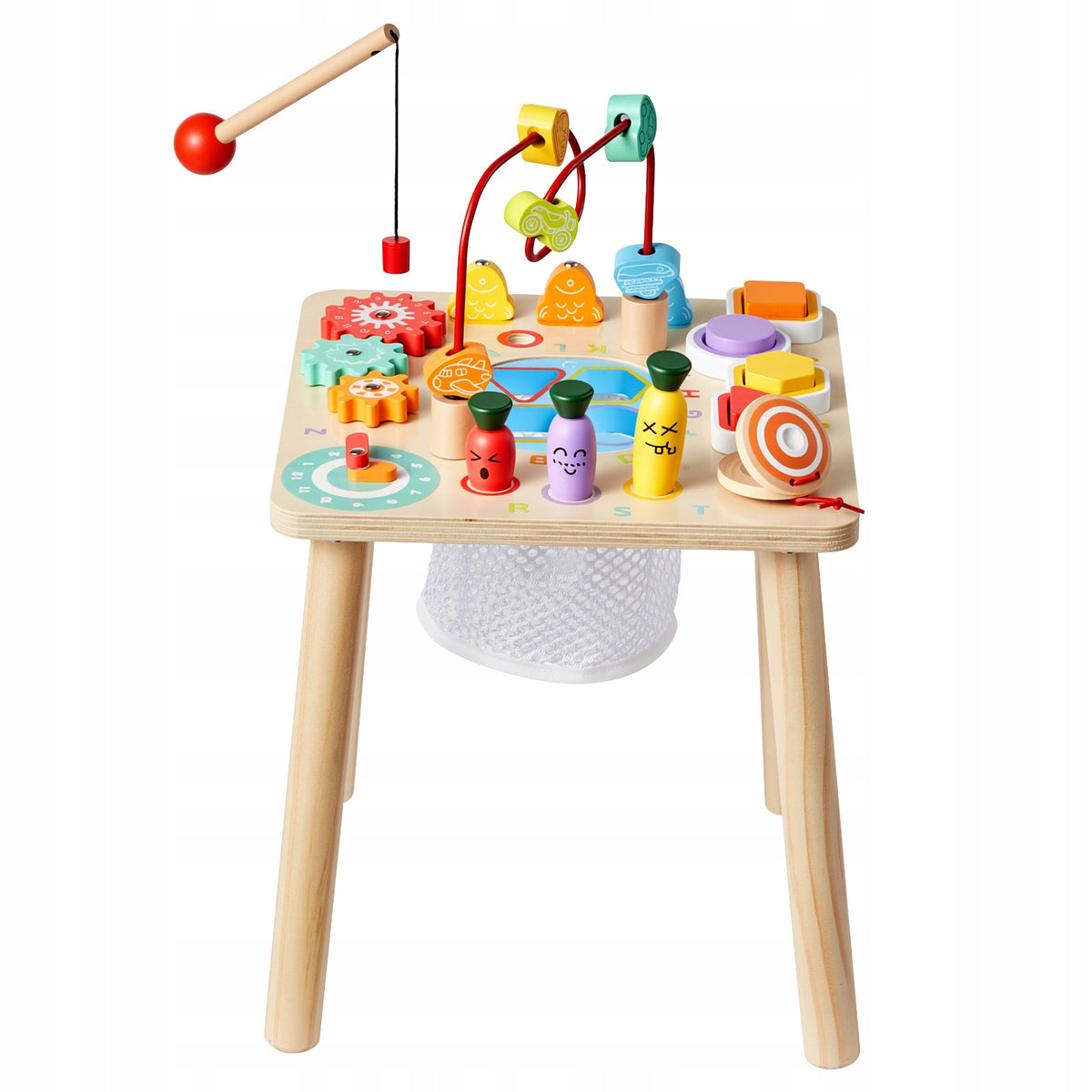 Interactive Table 8in1 Montessori Learning For All Senses Wooden Brand SucceBuy