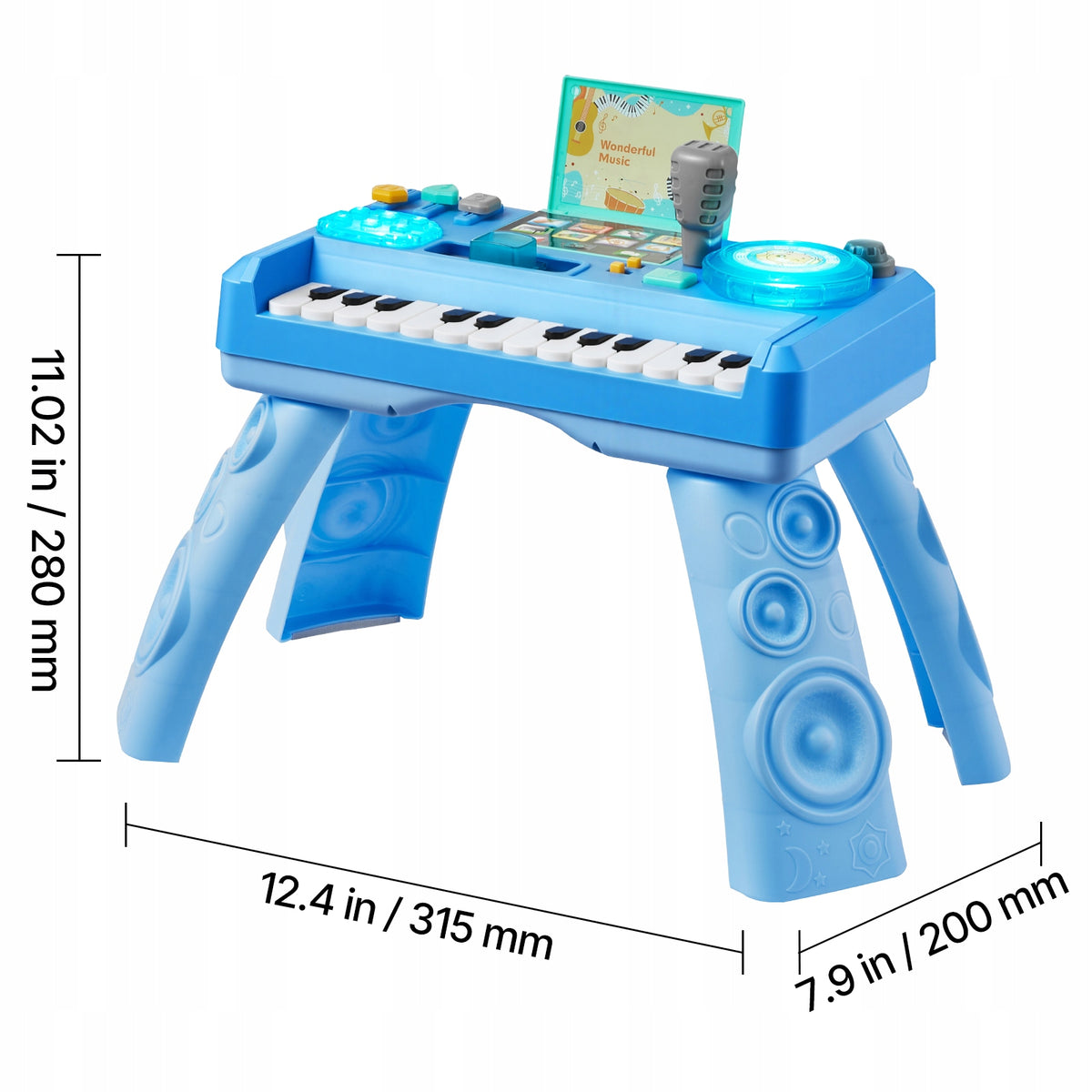 Interactive Table Blue With Recording Function And Turntable LED DJ Manufacturer code DZSGETWJXXZSCJ5YS0