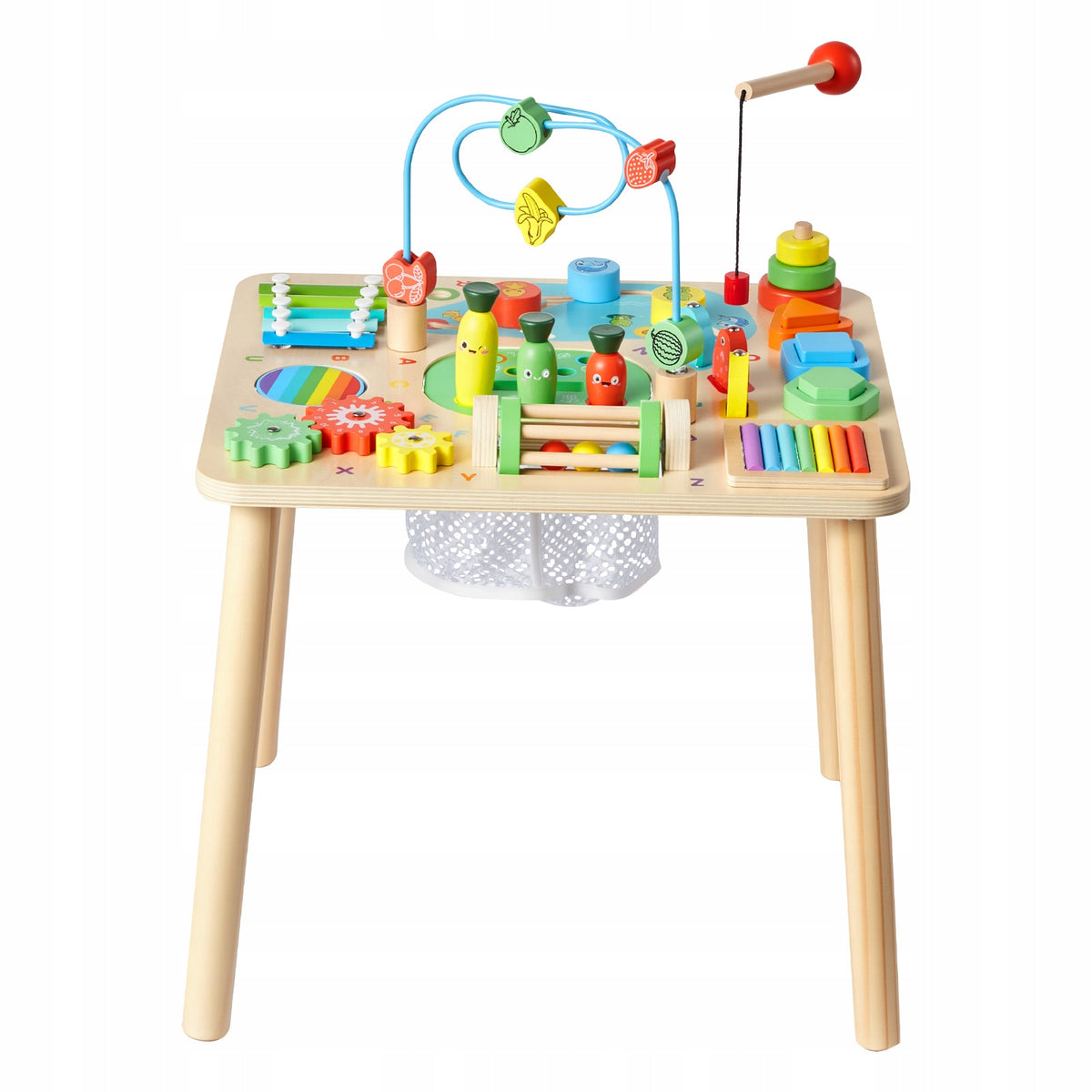 Interactive Table Wooden Montessori Toy For Children From 6 Months Brand SucceBuy