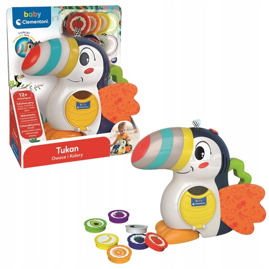 Interactive Toy Toucan Token Sorter Polish Clementoni 50383