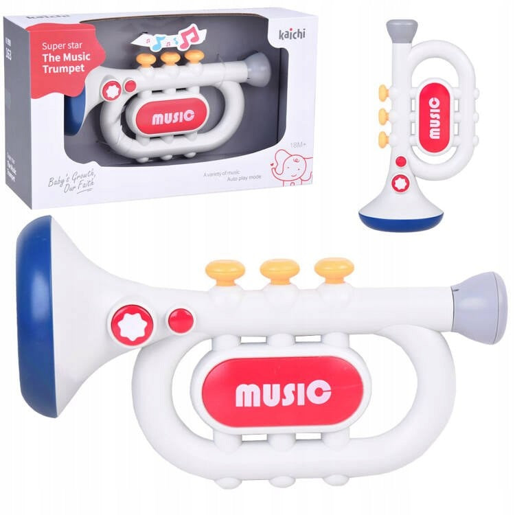 Interactive Trumpet for Kids 3 Play Modes Musical Instrument