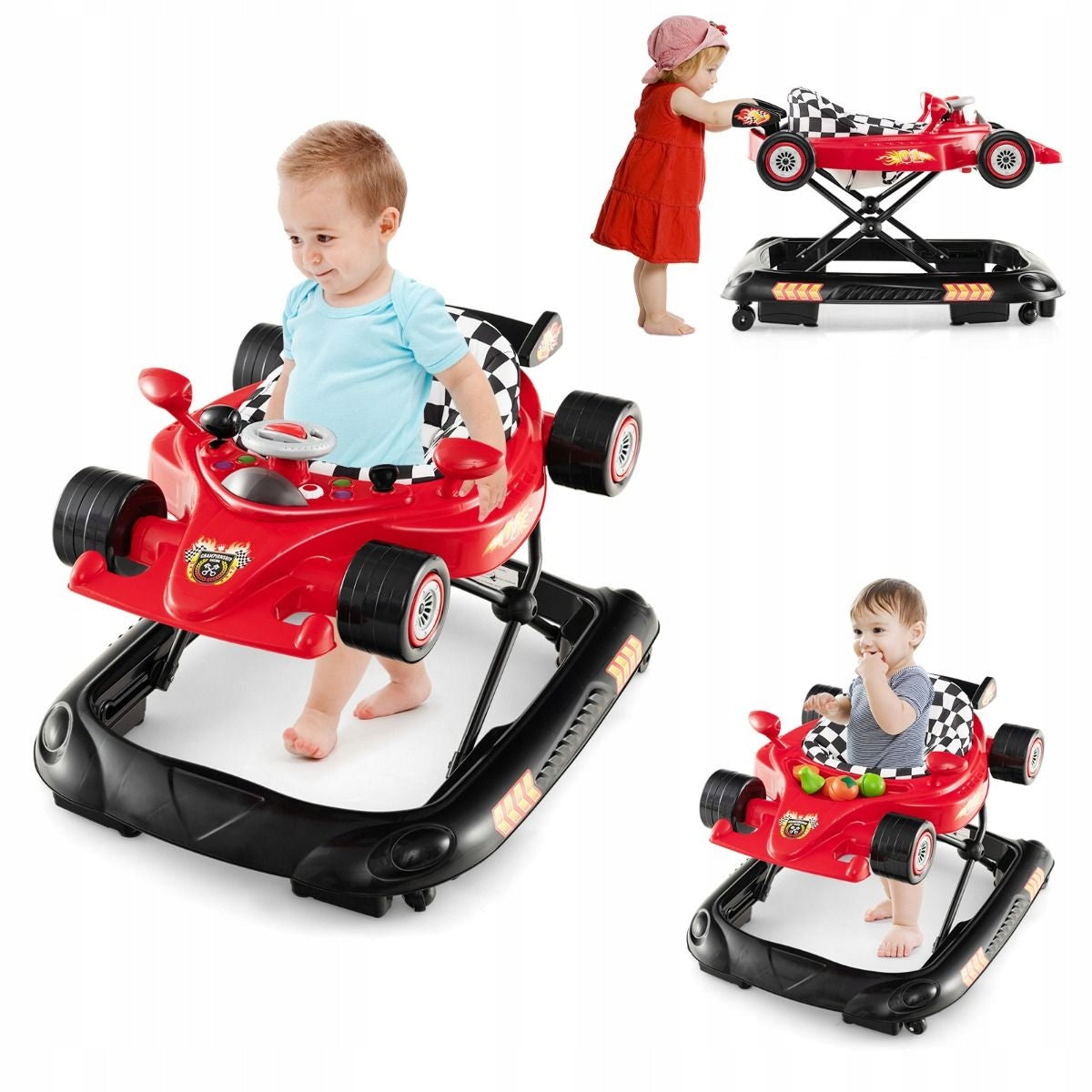 Interactive Walker 4 in 1 Ride-On Highchair Manufacturer code BC10168RE