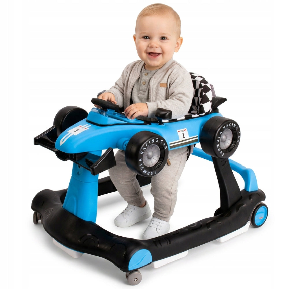 Interactive Walker Pusher Racing Formula 1 3in1 blue
