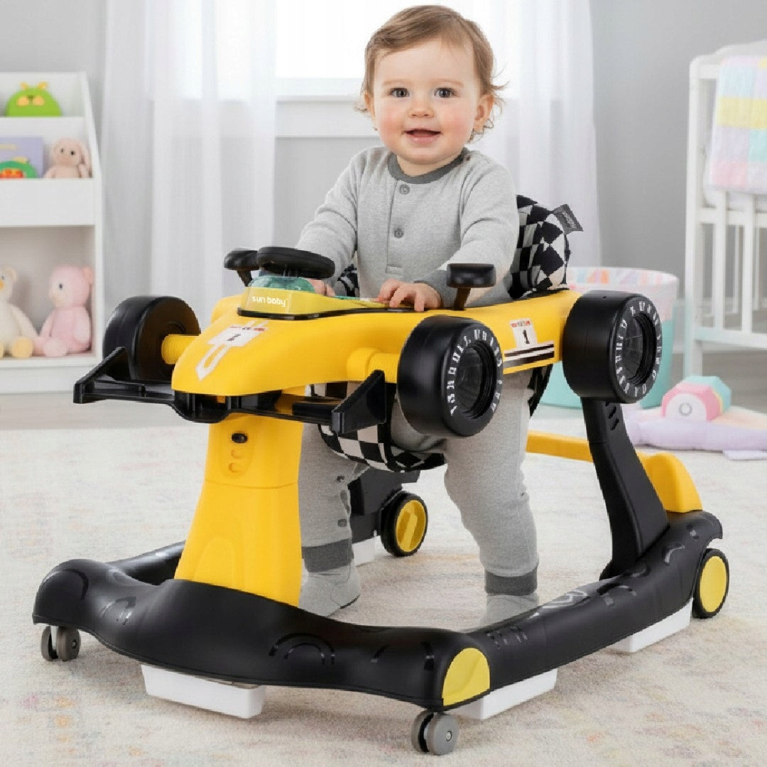 Interactive Walker Pusher Racing Formula 1 3in1 sound SUN BABY Packaging status original