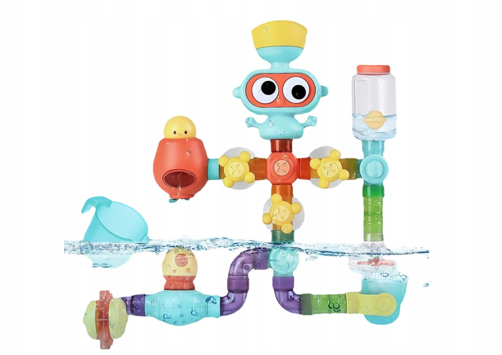 Interactive Water Educational Bath Toy Human Planet Brand LEAN Toys