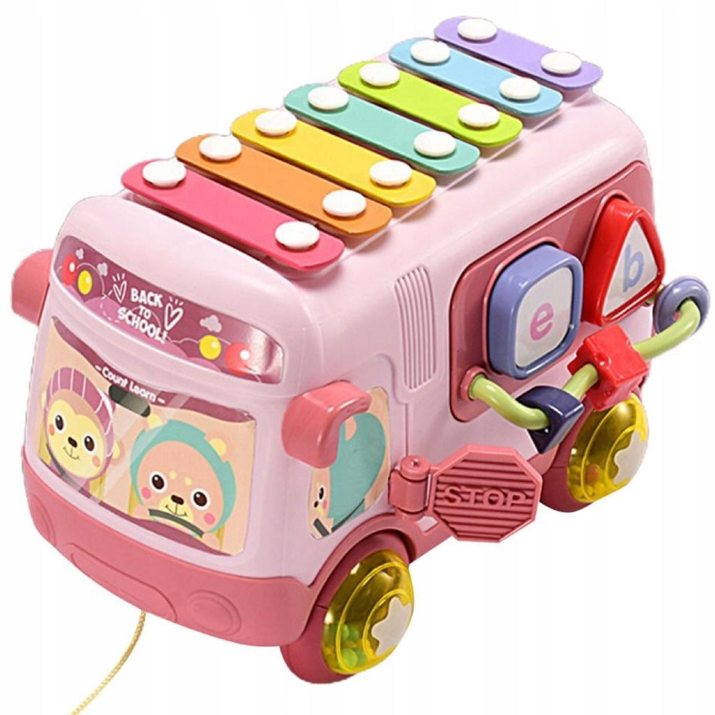 Interactive bus sorter with cymbals and rattles learning fun Packaging status original