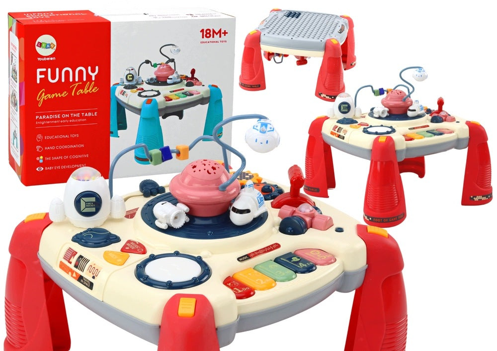 Interactive educational table for children space piano