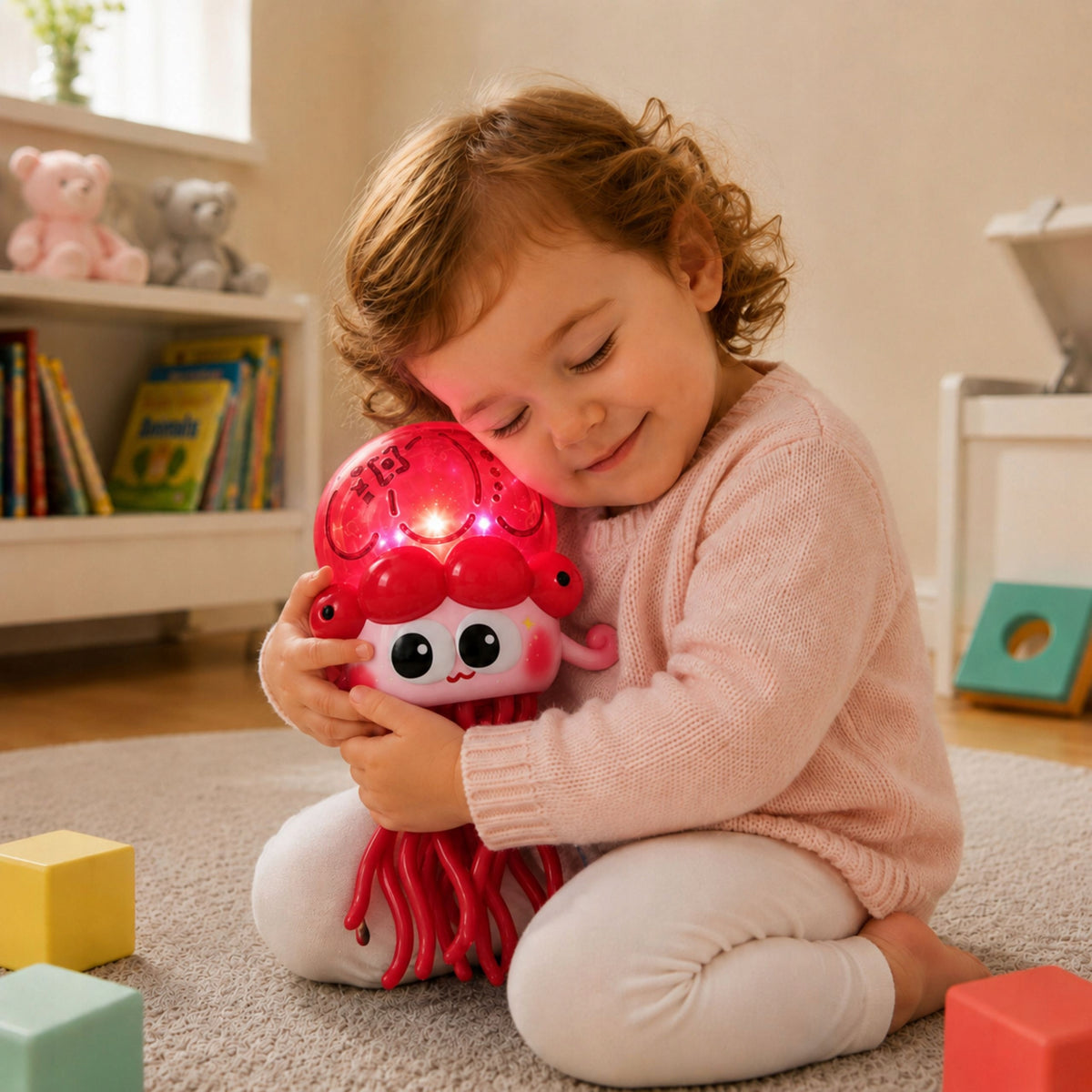 Interactive jellyfish driving projector light sound for children 6 msc+ Brand LittleKingdom