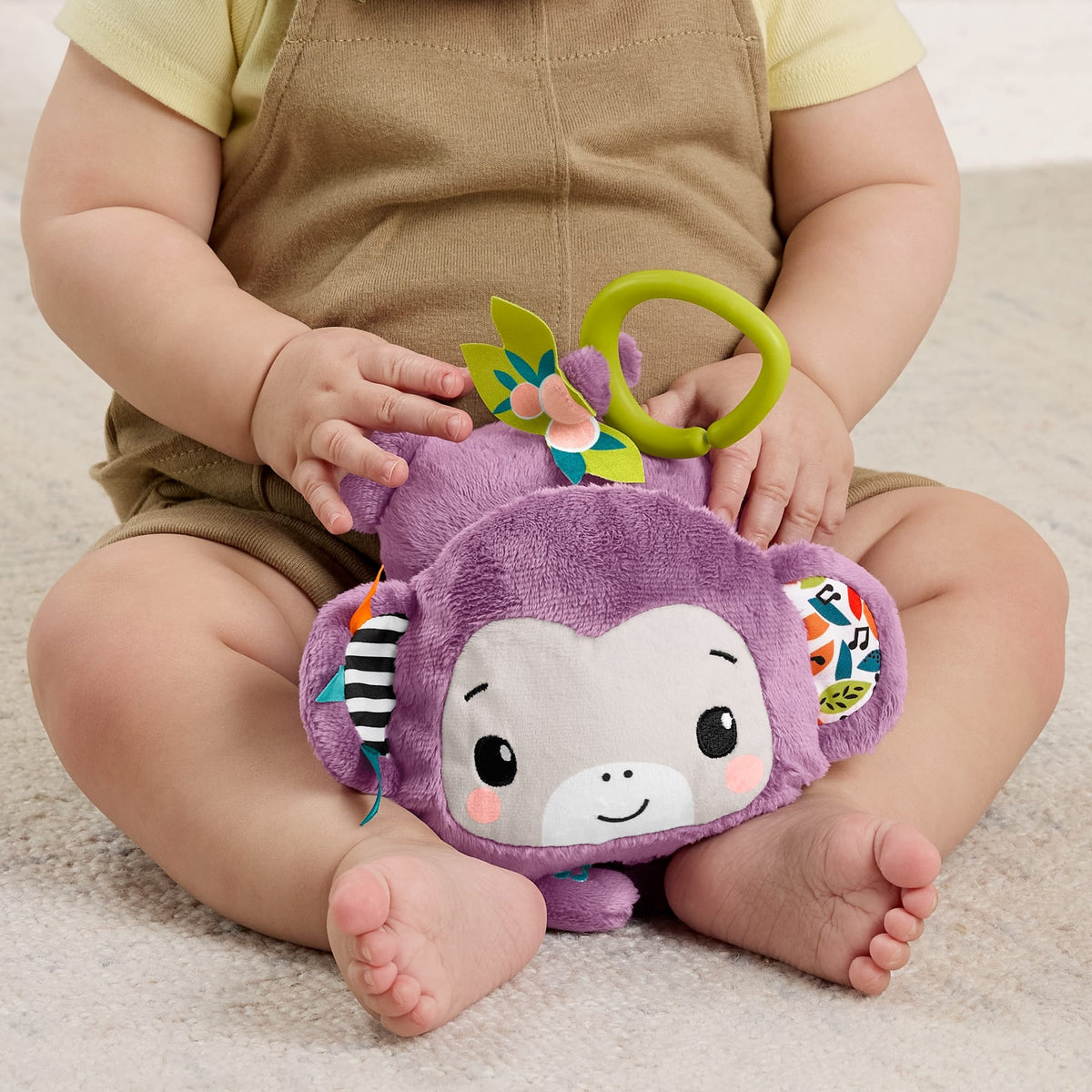 Interactive plush Fisher-Price purple for babies Kind interactive stuffed toys