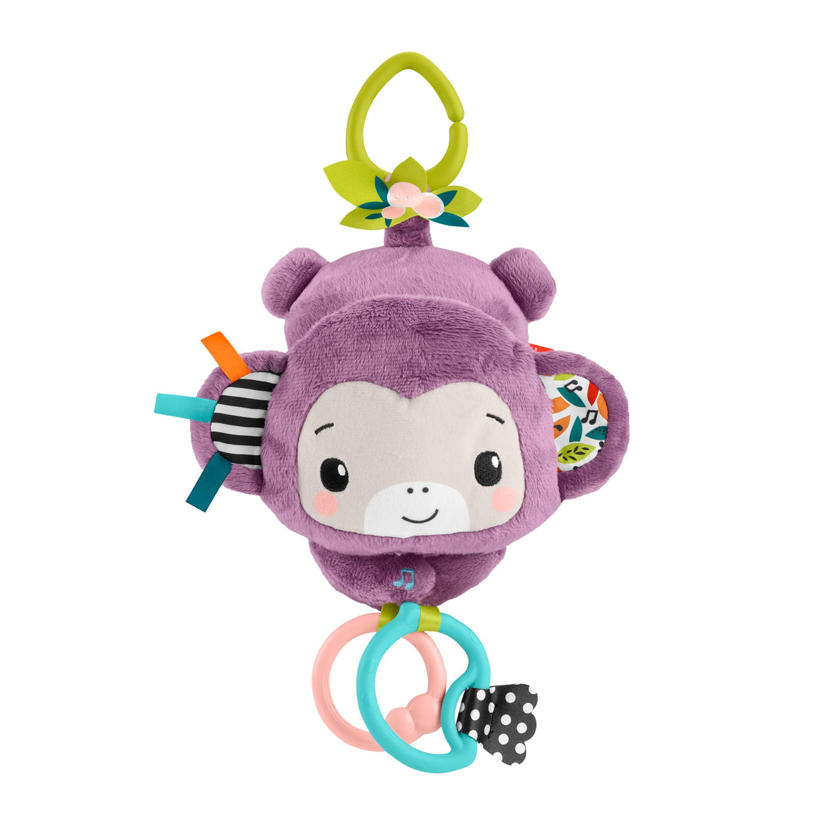 Interactive plush Fisher-Price purple for babies