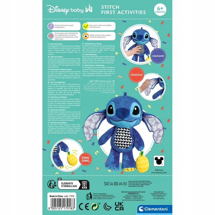 Interactive plush Stitch Disney Clementoni 17987 Brand Clementoni