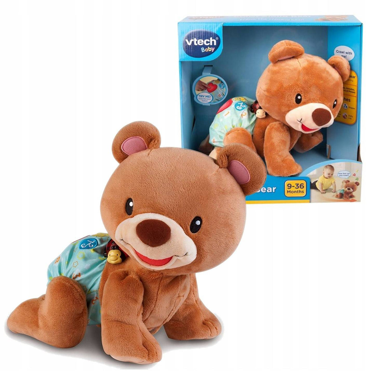 Interactive plush VTech Baby beige sound 33 cm 9 m+ Brand VTech Baby
