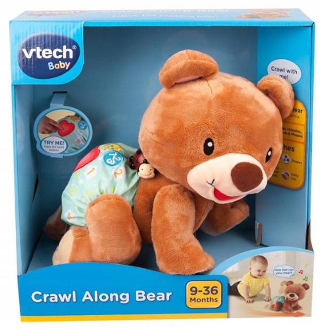 Interactive plush VTech Baby beige sound 33 cm 9 m+ Kid's age 9+ months