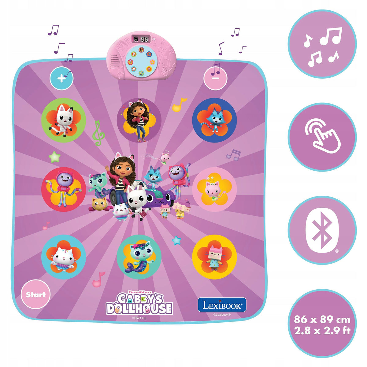 Interactive toy LEXIBOOK Cat House Gabi dance mat DM10GDH Packaging status original
