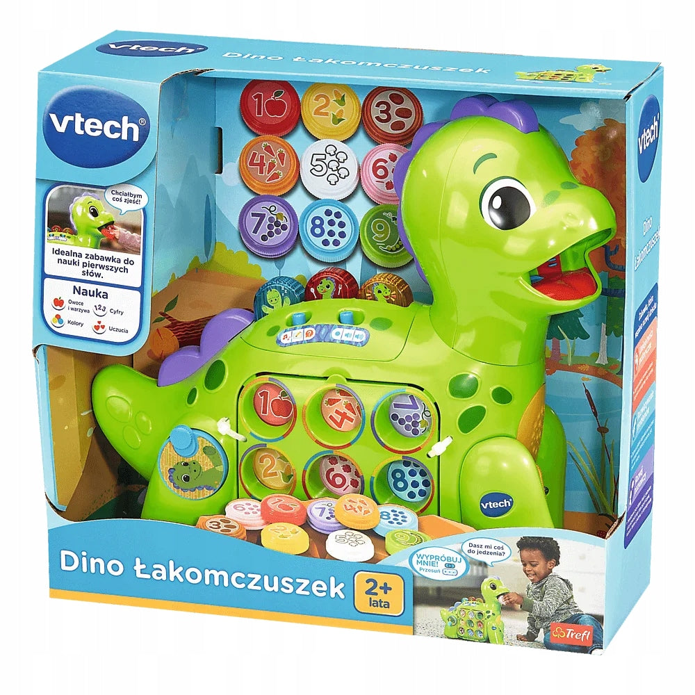 Interactive toy VTech Dino Łakomczuszek green sound 2+ Brand VTech