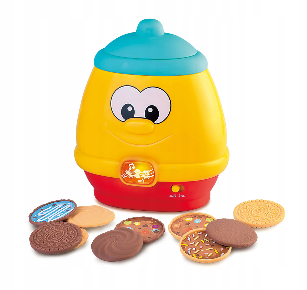 Interactive toy educational learning numbers cookie jar Dumel