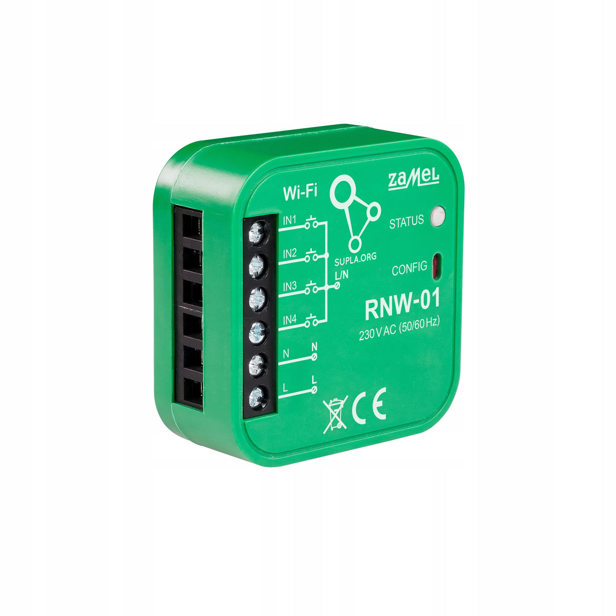Interface 4 inputs RNW-01 WiFi Zamel SUPLA Manufacturer code RNW-01