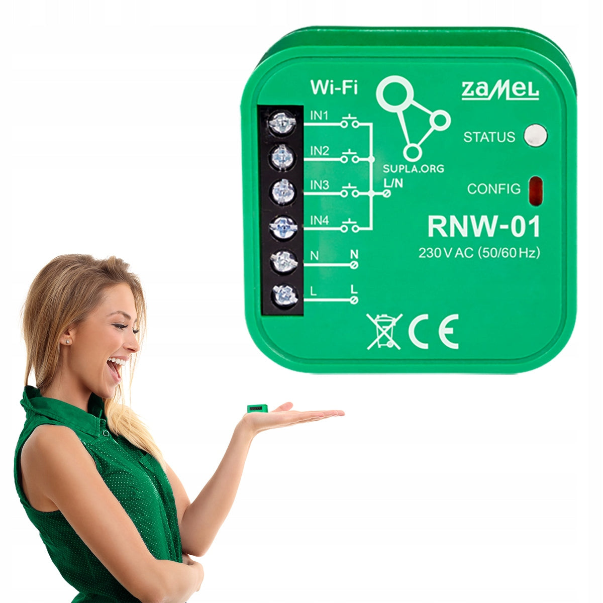 Interface 4 inputs RNW-01 WiFi Zamel SUPLA