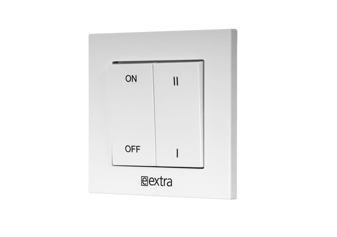 Interior wall recuperator E-EXTRA EER100SA switch 20/24 m³/h anthracite Energy efficiency class A+
