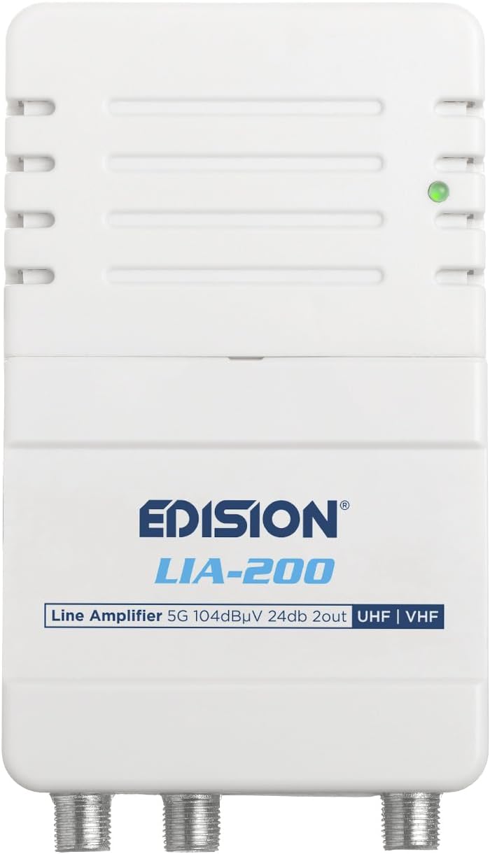 Internal antenna amplifier Edision LIA-200 DVB-T/T2 filter 5G LTE Model LIA-200