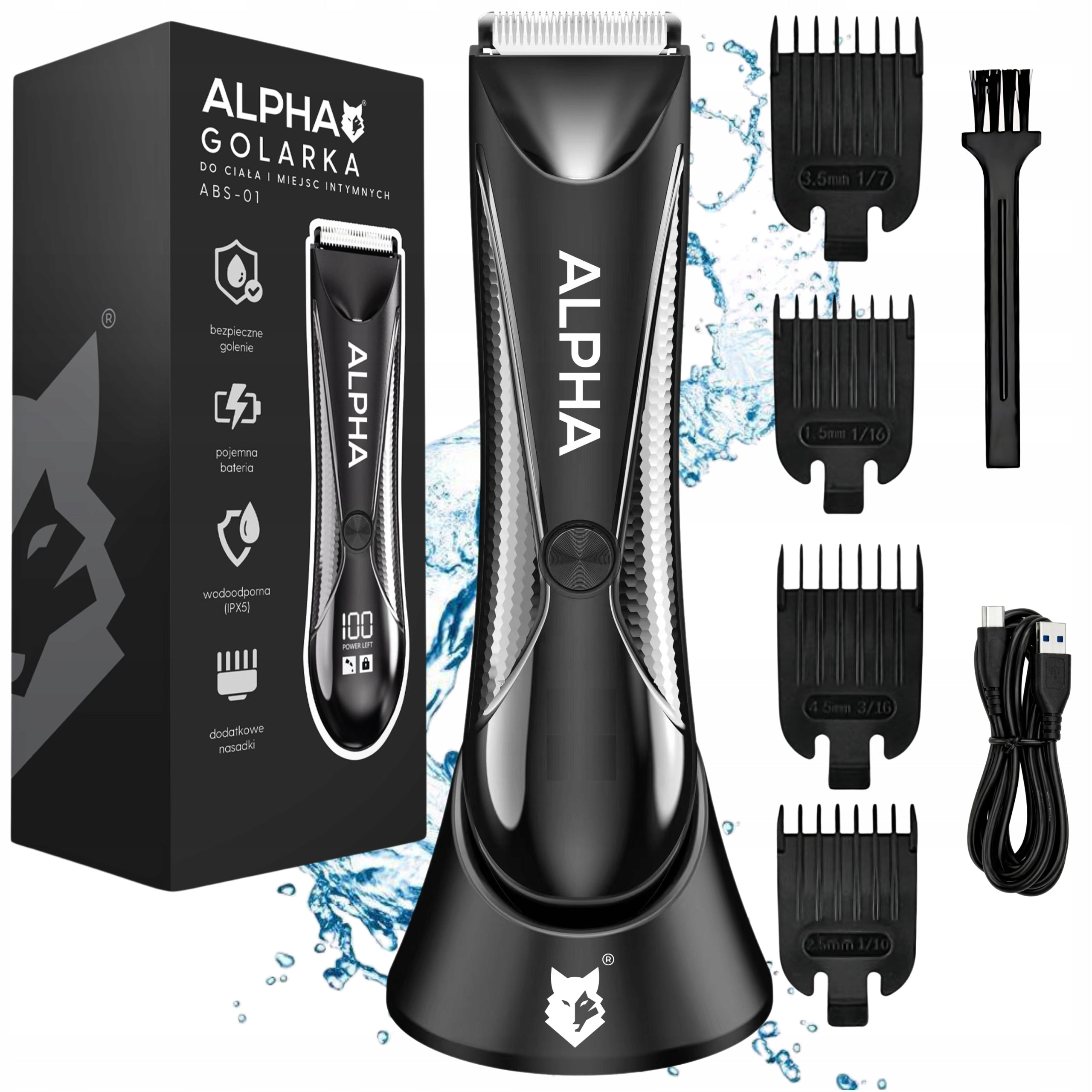 Intimate Shaving Machine - Trimmer for Beard, Hair, Eyebrows Alpha