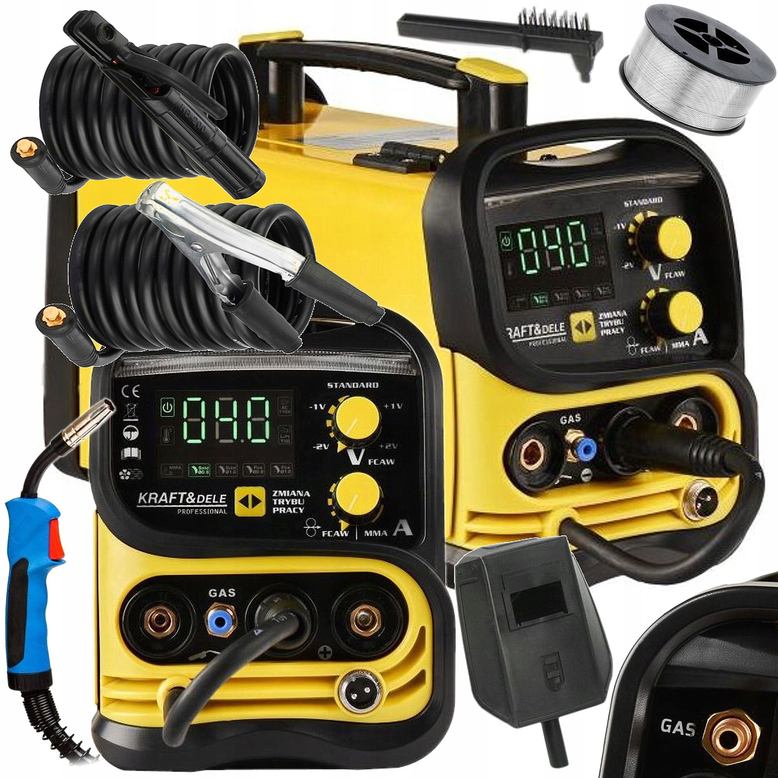 Inverter Plug-GAS MIGOMAT MIG MMA TIG LIFT 250A LCD