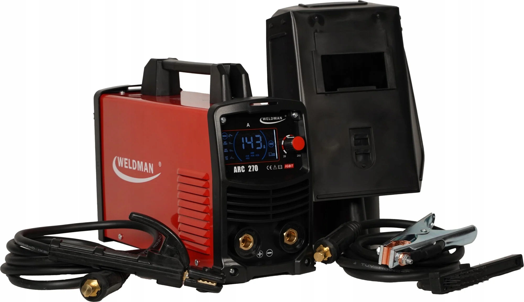 Inverter electrode welder MMA/TIG ARC 270 WELDMAN 260A 60%
