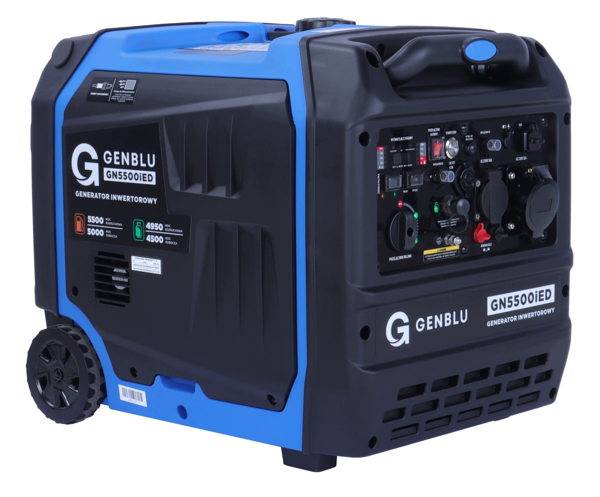 Inverter generator set GENBLU GN5500iED 5,5kW LPG PETROL 230V Manufacturer code GN5500IED