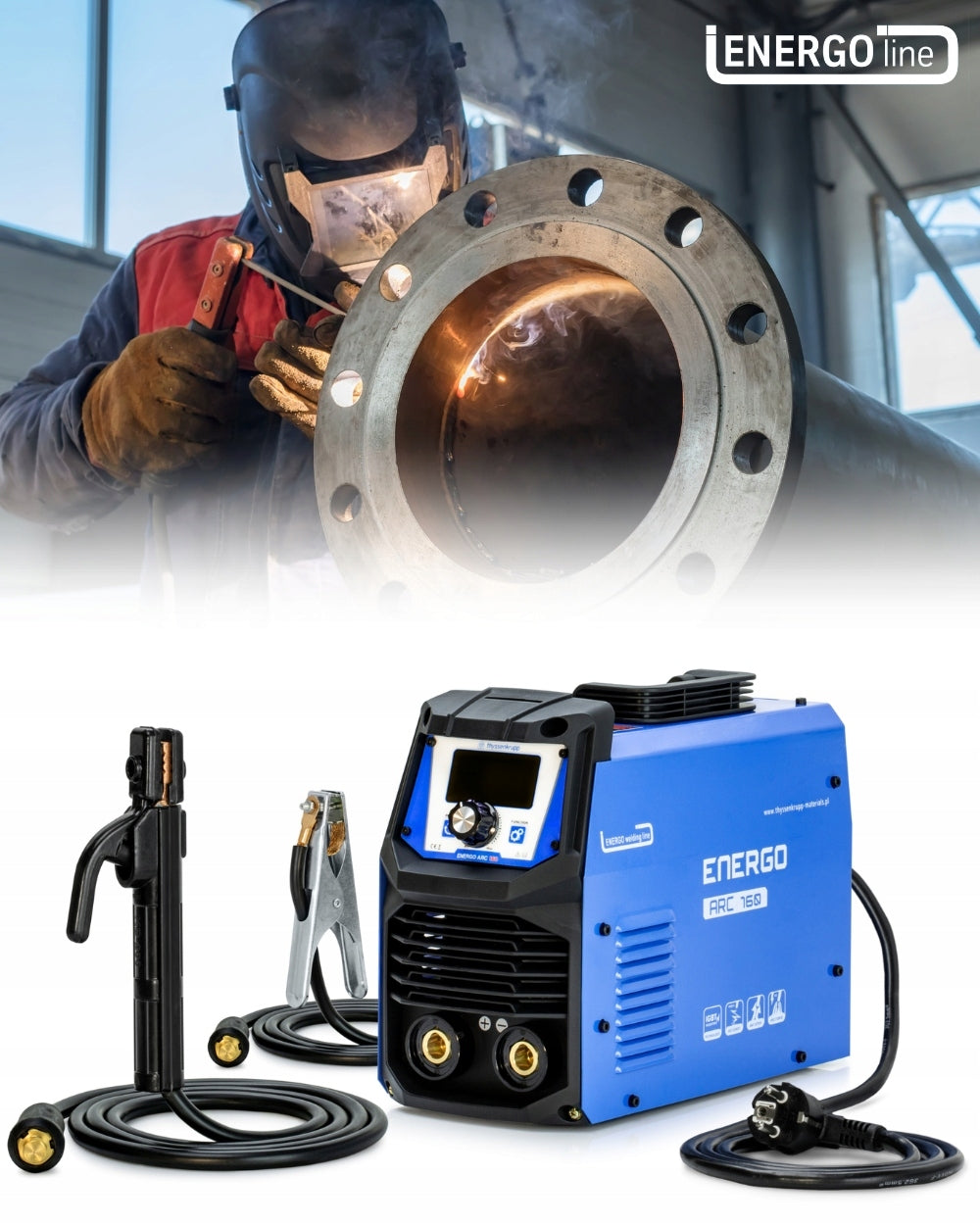Inverter welder ENERGOarc 200A MMA TIG Lift welding machine Packaging status original