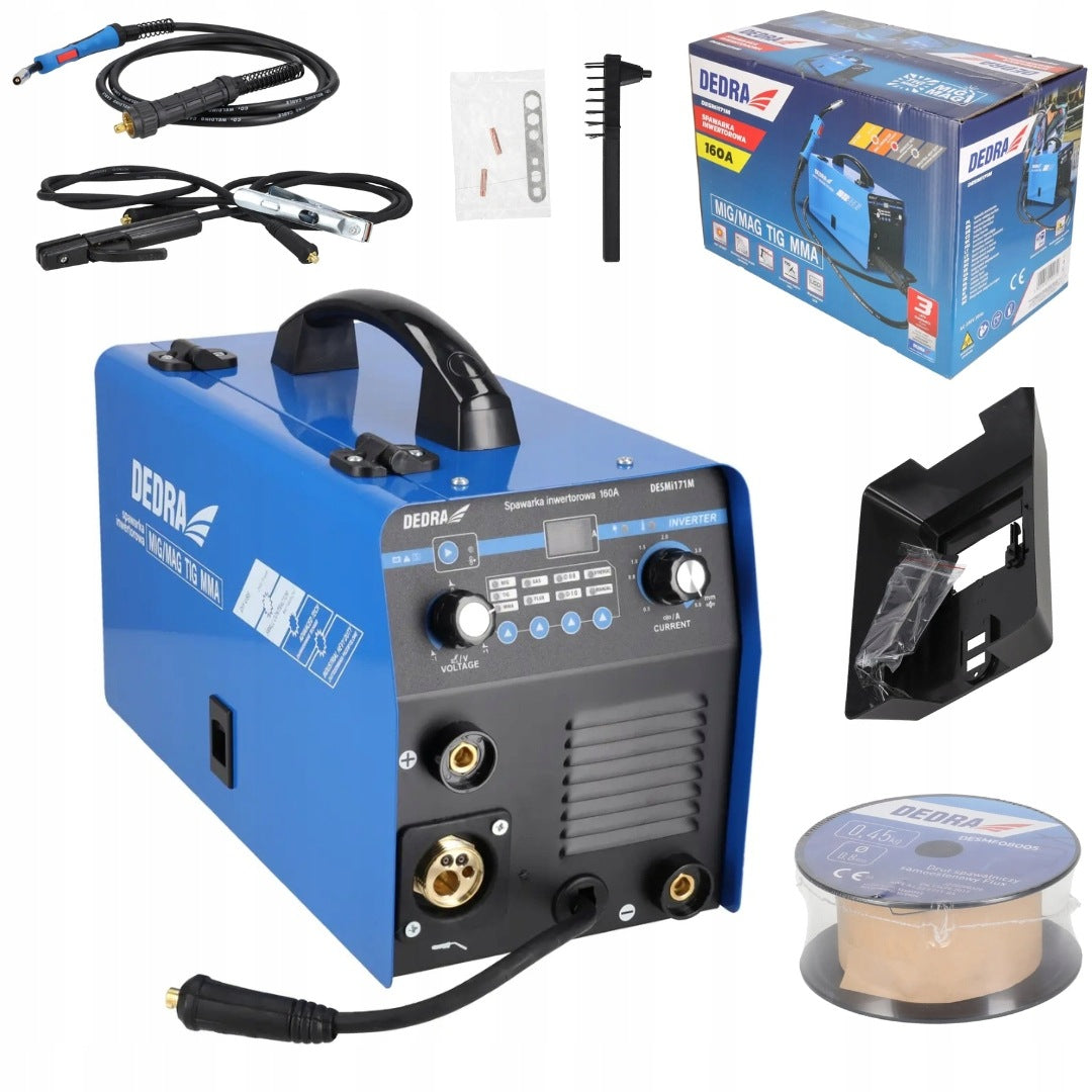 Inverter welder IGBT MIG/MAG, 160A with TIG, MMA