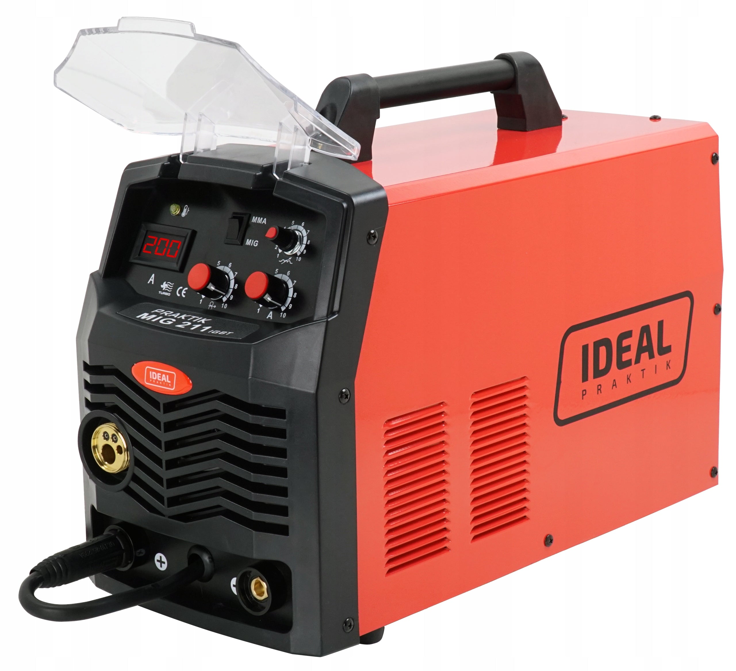 Inverter welder MIG 200A MAG MMA IDEAL PRAKTIK 211 SET 230V Packaging status original
