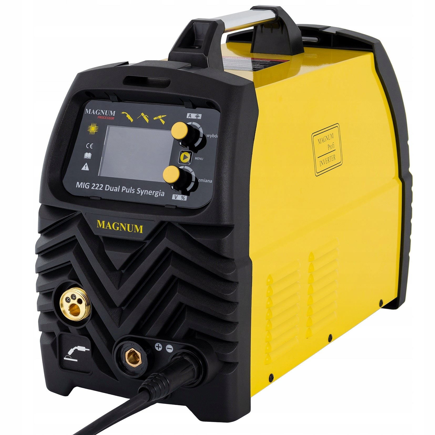 Inverter welder Magnum MIG 222DP Synergy LCD Welding range 45–200 A
