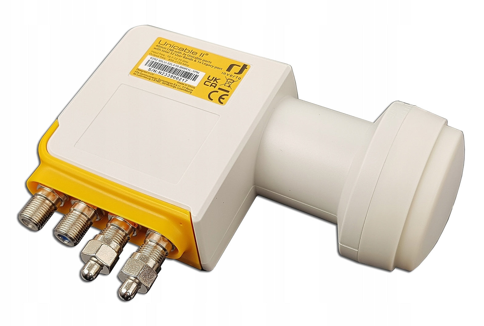 Inverto Unicable II 3x Unicable 1x Legacy Multiroom Polsat Canal+ Converter Manufacturer code IDLU-32L410-BMR1L-1PN
