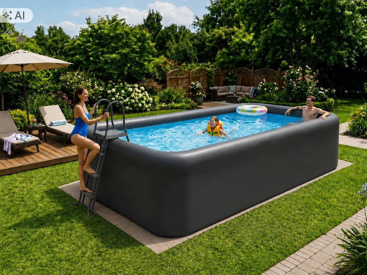 Ipoolgo Inflatable Garden Pool 400x300x120cm Large Family Drop-Stitch Manufacturer code ipg-pool-400-300-120