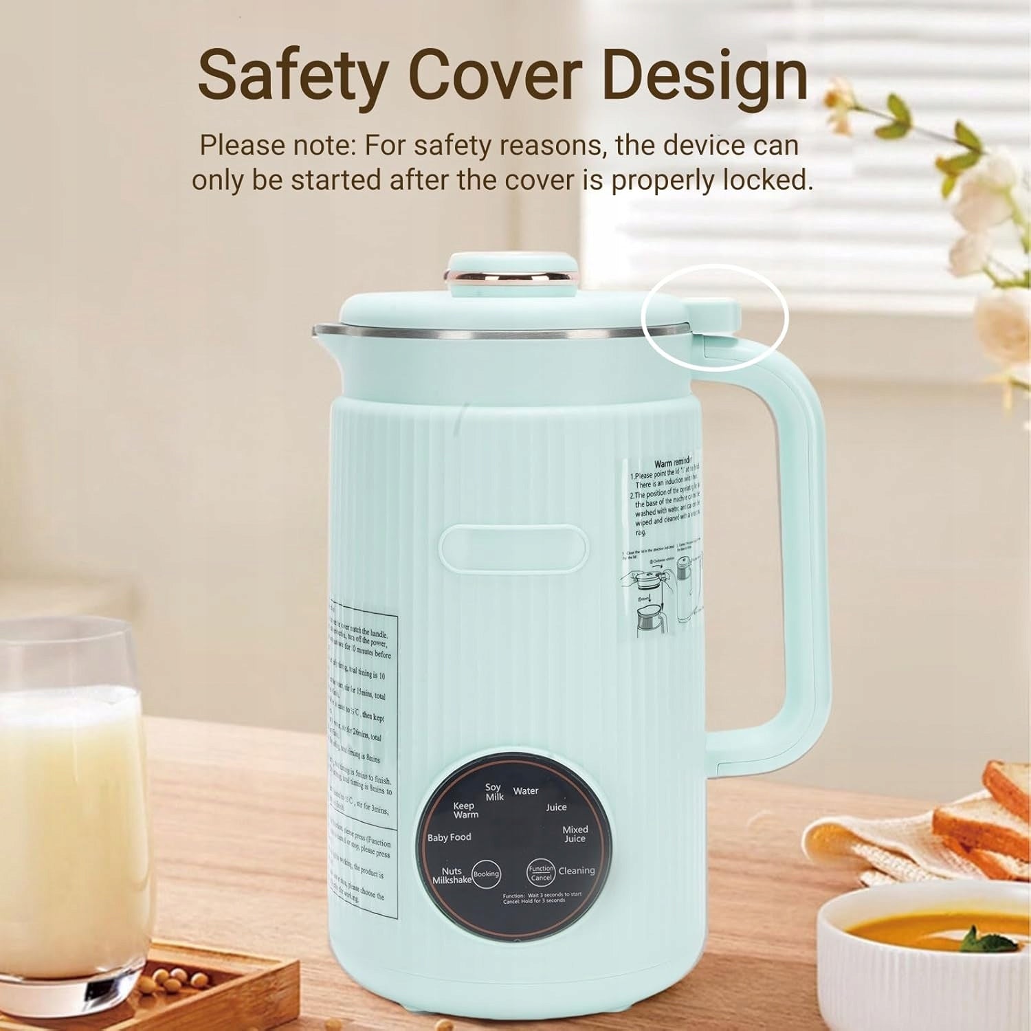 Irishom Automatic Plant Milk Maker Dominant color green