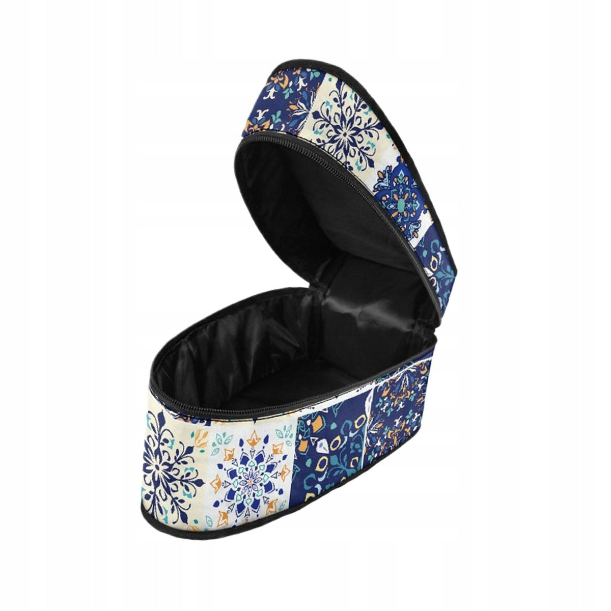 Iron Carrying Case Storage Bag for Portable Iron Polyester Blue and White