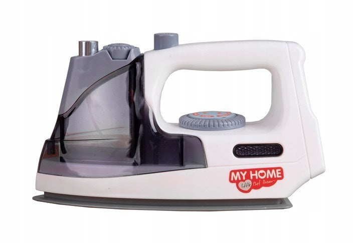 Iron Toy Grey Mini Household Appliances for Kids Washer Sound Light Brand NORIMPEX