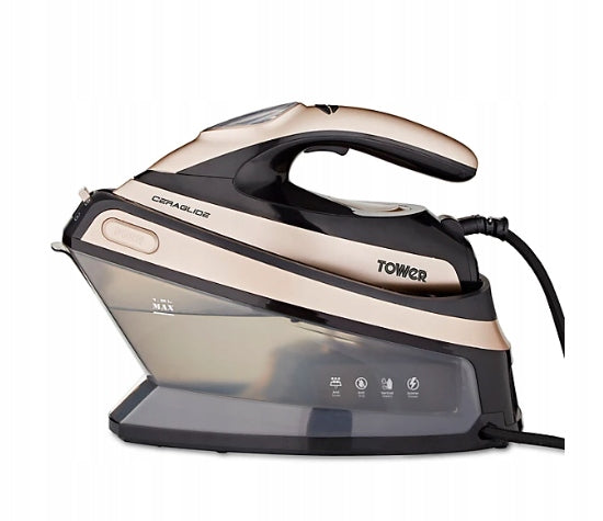 Iron with steam generator, LED display, power 2400 W, capacity 1,5 l