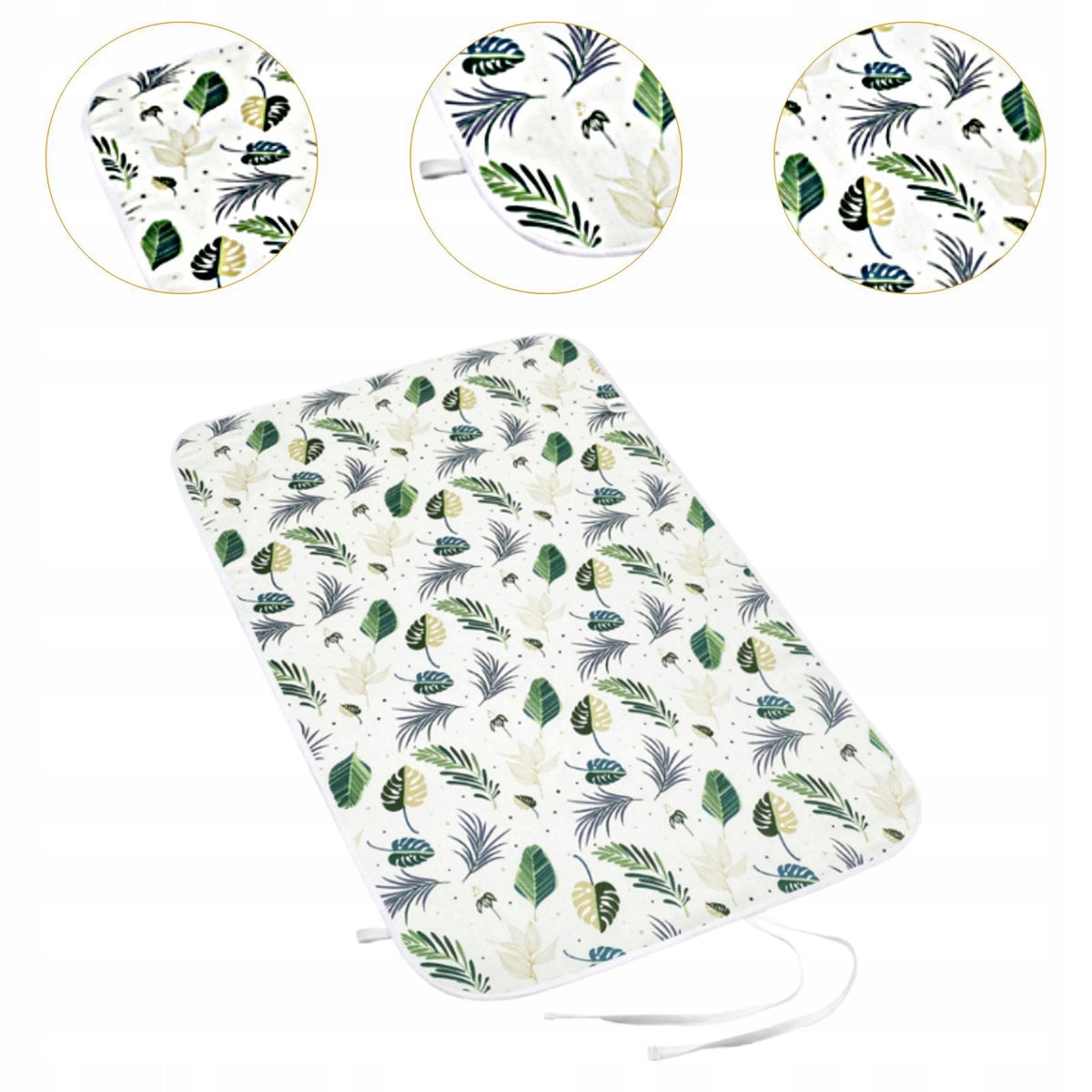 Ironing Pad Portable Quilting Ironing Mat Tabletop Foldable Blanket Leaf Brand no brand