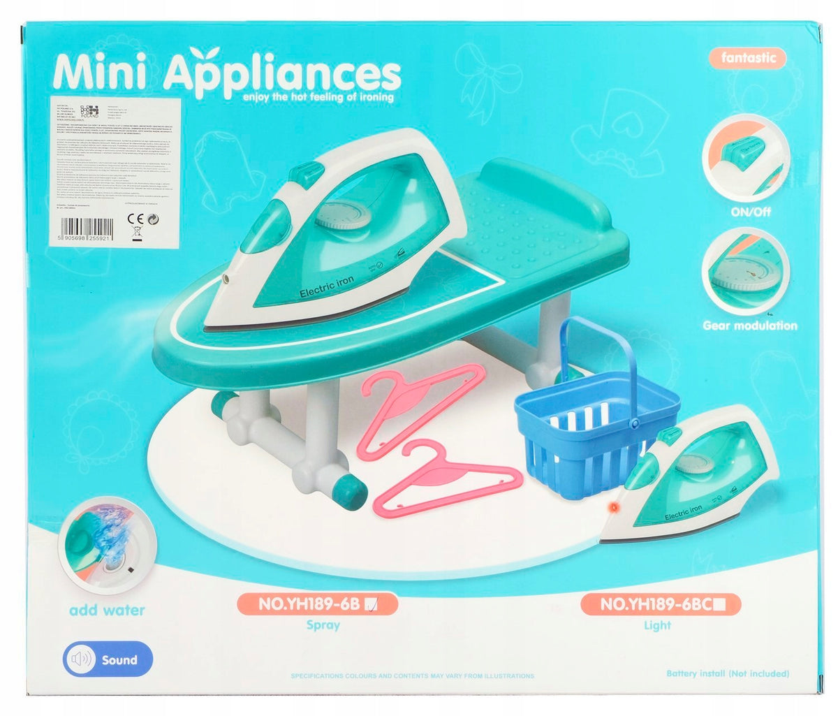 Ironing set HH Poland with blue basket Brand HH Poland