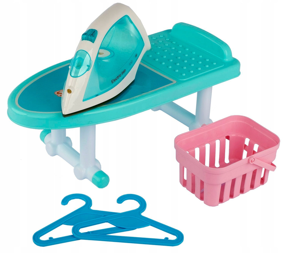 Ironing set HH Poland with blue basket