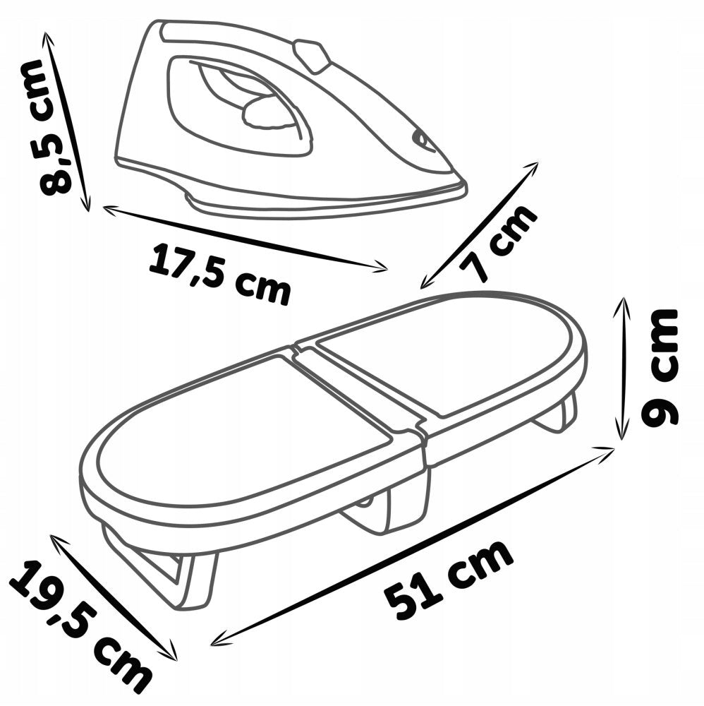Ironing set + iron Smoby Manufacturer code SMOBY 330123