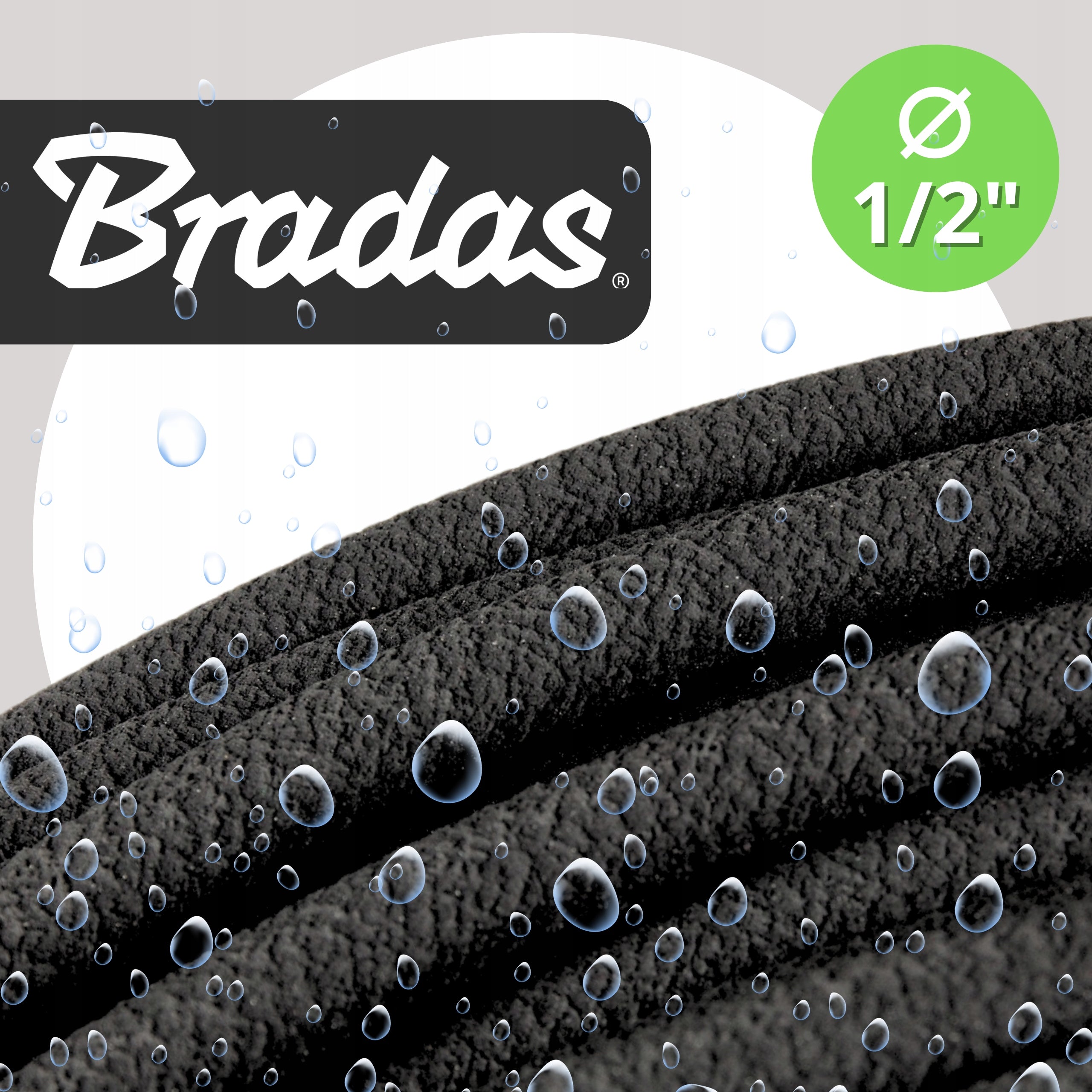 Irrigation hose AQUA-DROP 1/2" - 100m BRADAS Manufacturer code WAD1/2100