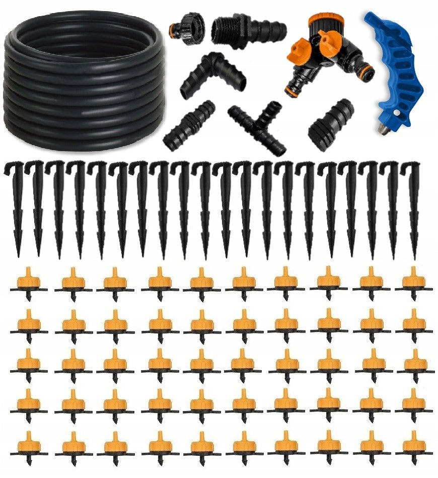 Irrigation kit with 33m compensation for blueberries or raspberries
