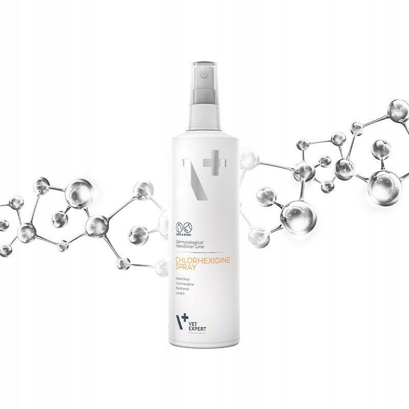 Irritated skin preparation for dogs and cats VETEXPERT Chlorexidine 100ml Brand Vet Expert