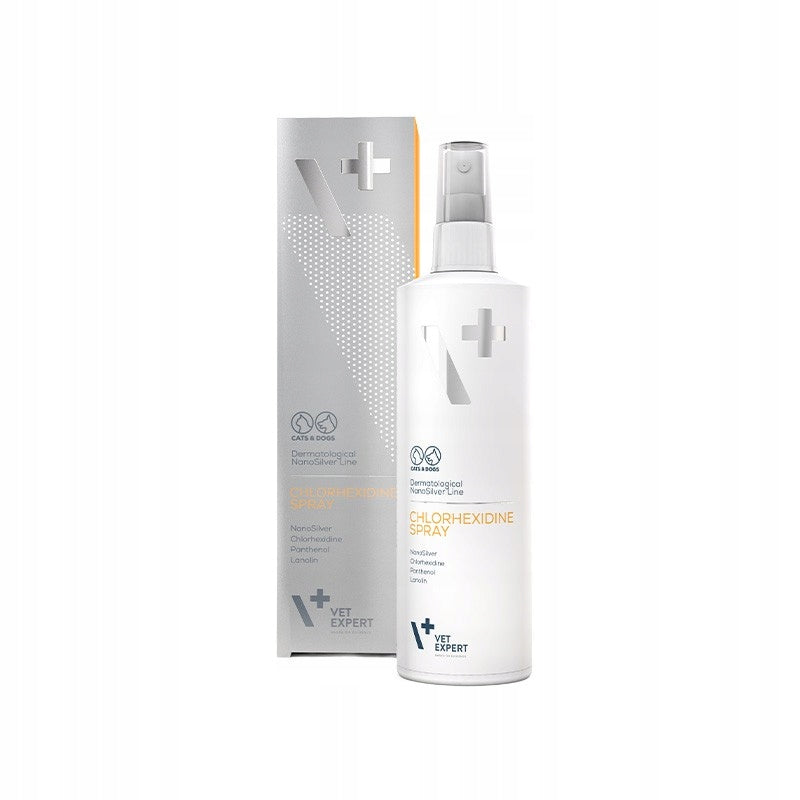 Irritated skin preparation for dogs and cats VETEXPERT Chlorexidine 100ml