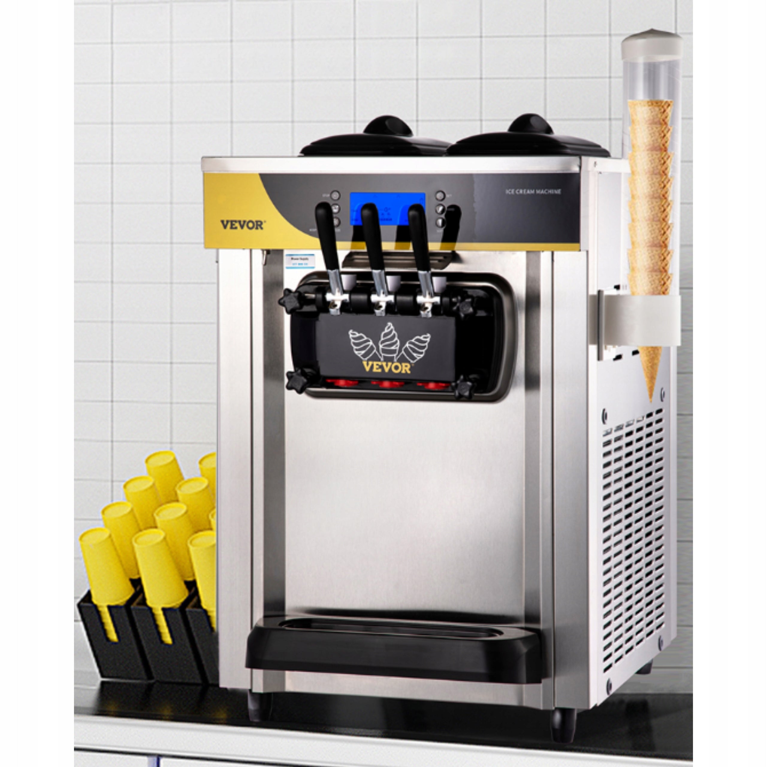 Italian Ice Cream Machine Vending Machine 3 Flavours Professional Brand no brand