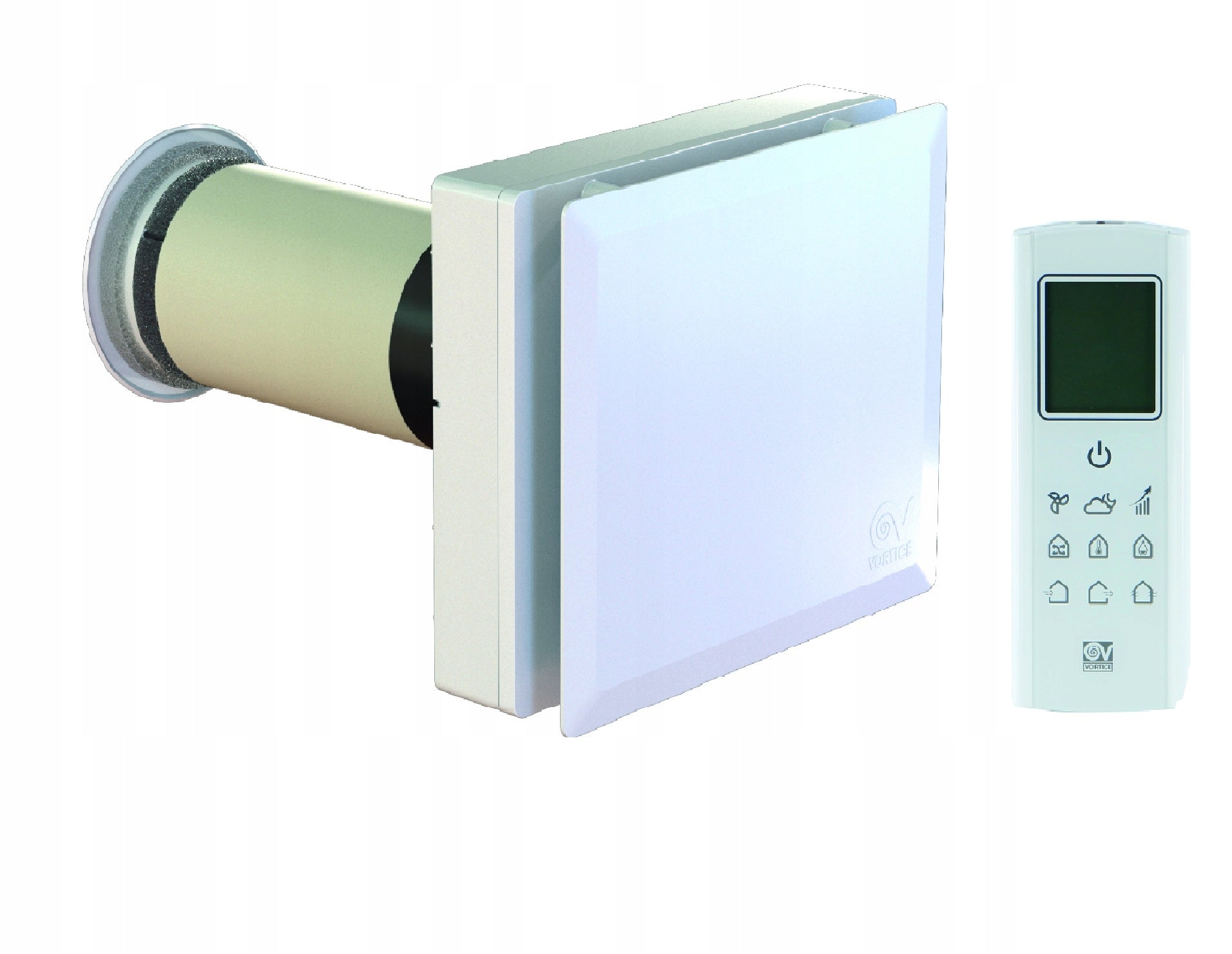 Italian Wall recuperator 100 38m3h HRW MONO PILOT MOISTURE SENSOR Packaging status original