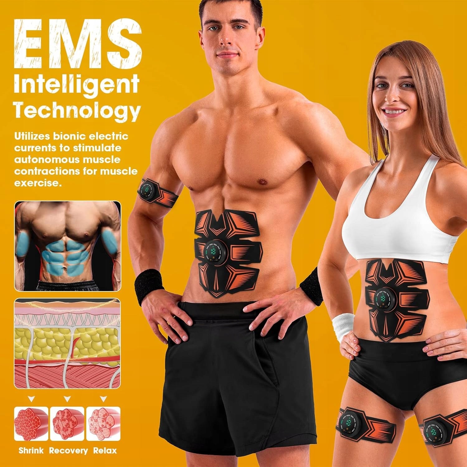 J130/1 GROSBEAK EMS Muscle Electrostimulator 3 in 1 Universal Size Color red